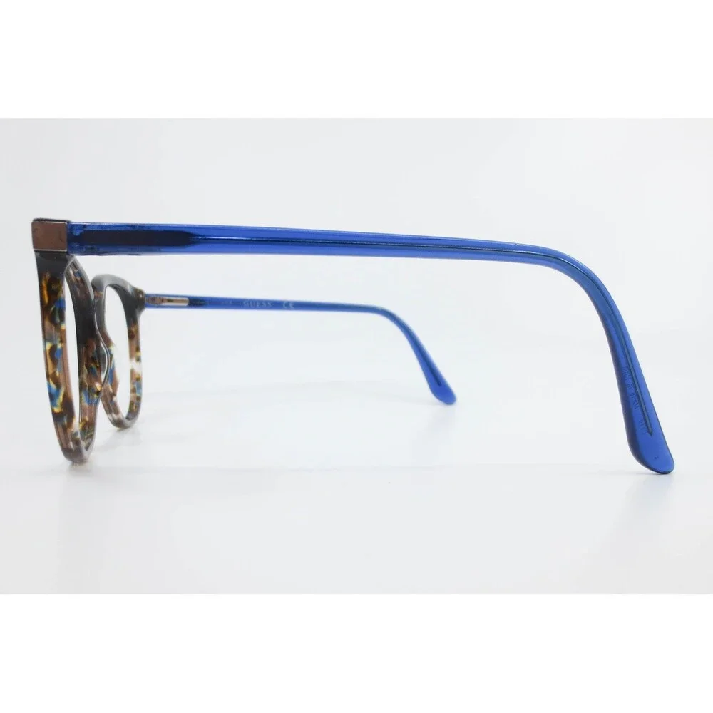 Guess GU2646 Blue Tortoise Cat Eye Eyeglasses Frames 52-18-140 Demo Lenses